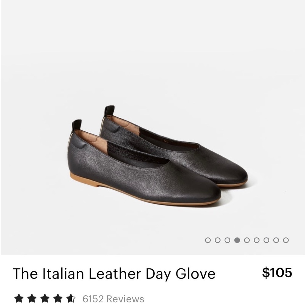 NEW Everlane Italian Leather Day Glove - size 7.5